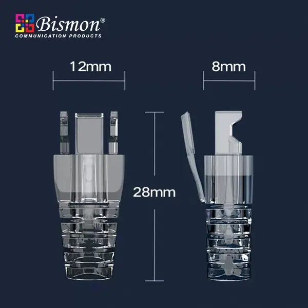 Modular Plug Color Clear boot for RJ45 Plug
